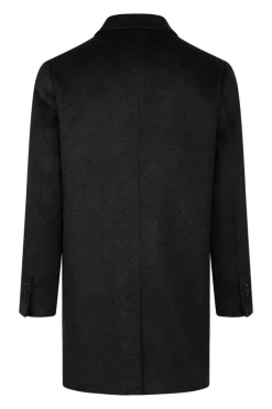 Outlet Bruuns Bazaar FuzzyBBDoubalina coat - Black melange