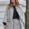 Online Bruuns Bazaar GalantusBBCasja coat - Black/White