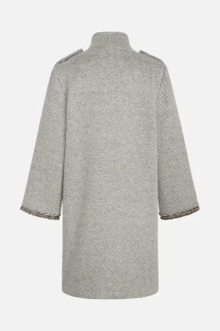 Online Bruuns Bazaar GalantusBBCasja coat - Black/White