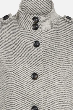 Online Bruuns Bazaar GalantusBBCasja coat - Black/White