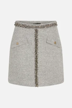 Outlet Bruuns Bazaar GalantusBBMabelle rok - Zwart/Wit