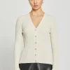 Clearance Bruuns Bazaar GallberryBBCarica gebreid vest - Wit Crème