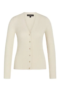 Clearance Bruuns Bazaar GallberryBBCarica gebreid vest - Wit Crème