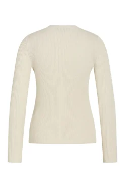 Clearance Bruuns Bazaar GallberryBBCarica gebreid vest - Wit Crème