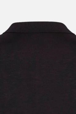 Outlet Bruuns Bazaar Gerhard Polo s/s - Black