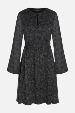 New Bruuns Bazaar GrapeBBFrai jurk - Zwart/Witte stippen