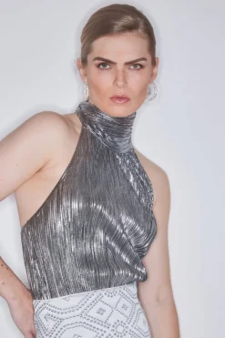 Online Bruuns Bazaar GroundberryBBDuro top - Zwart met zilver