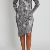 Online Bruuns Bazaar GroundberryBBMaggie jurk - Zwart met zilver