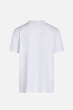 Hot Bruuns Bazaar GusBBLogo T-shirt - Wit