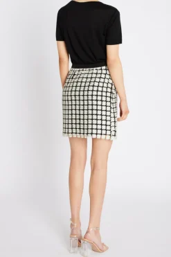 New Bruuns Bazaar HedyscepeBBAluma skirt - Black w silver
