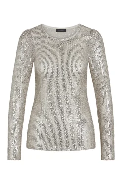 Outlet Bruuns Bazaar IlexBBRound neck - Silver Grey