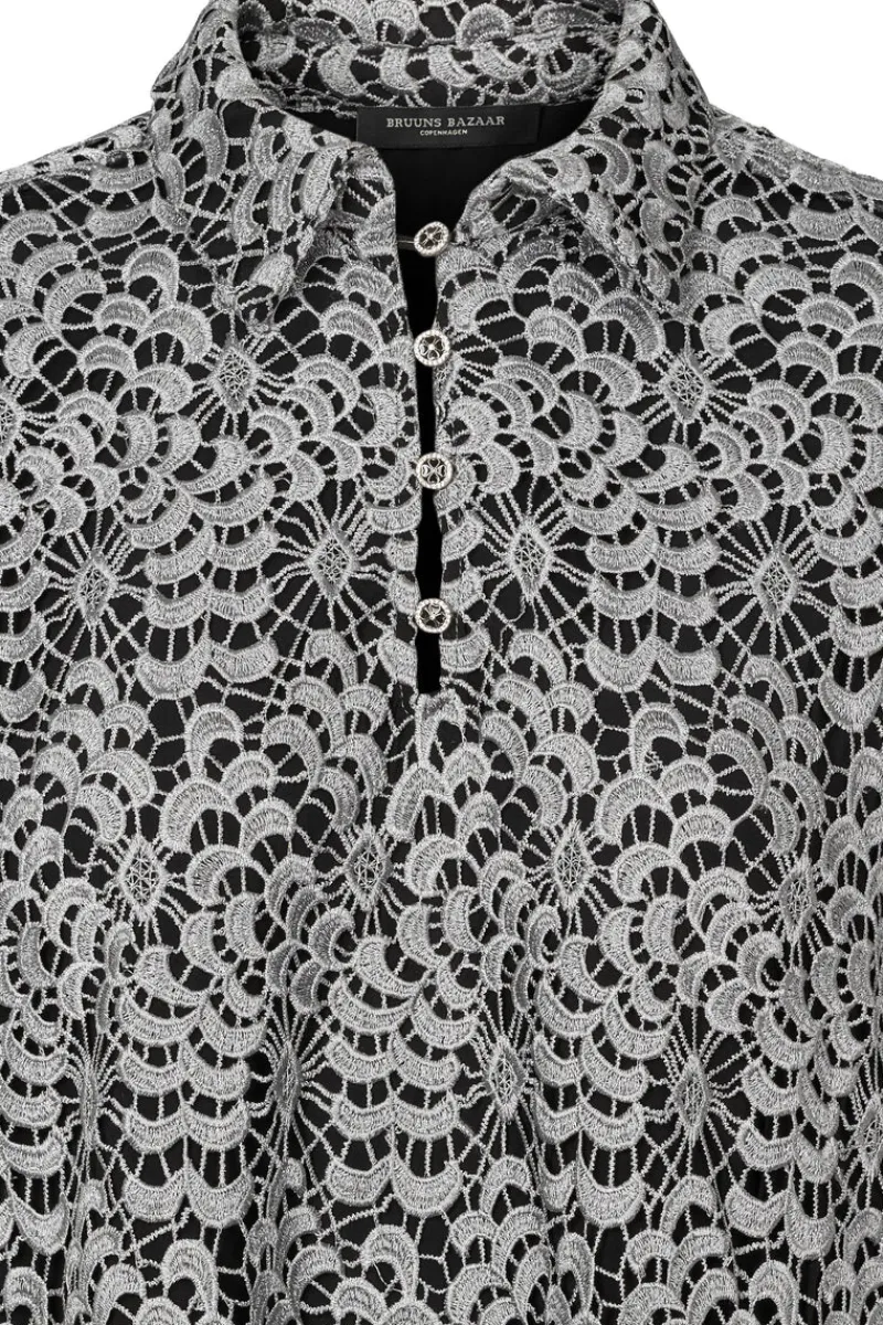 New Bruuns Bazaar Ixia Bignon jurk - Grijs