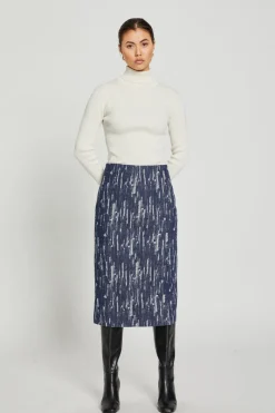 Clearance Bruuns Bazaar IxoraBBTanella rok - Donkerblauw