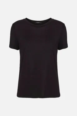 Clearance Bruuns Bazaar KatkaBB korte mouw T-shirt - Zwart