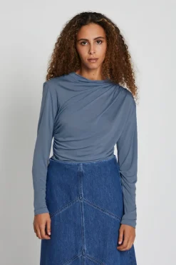 Fashion Bruuns Bazaar KatkaBBGinela blouse - Vintage Indigo