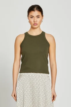 Best Bruuns Bazaar KatyBB Rib Tanktop - Diepe diepten