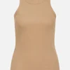 Fashion Bruuns Bazaar KatyBB Rib Tanktop - Geroosterd Grijs Kaki