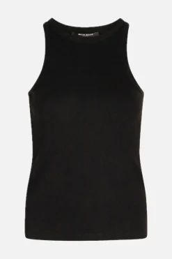 Best Bruuns Bazaar KatyBB Rib Tanktop - Zwart