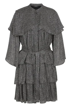 Discount Bruuns Bazaar LaurusBBMarisan jurk - Zwarte print