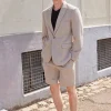 Best Bruuns Bazaar LayBBClarkin shorts - Beige Melange