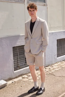 Hot Bruuns Bazaar LayBBFranco blazer - Beige gemêleerd