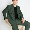 Online Bruuns Bazaar LinoBBDubbele blazer - Frosty Spruce