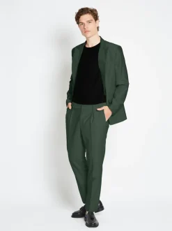 Online Bruuns Bazaar LinoBBDubbele blazer - Frosty Spruce