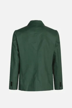 Online Bruuns Bazaar LinoBBDubbele blazer - Frosty Spruce