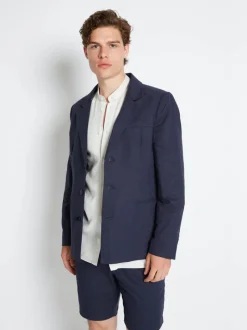 Online Bruuns Bazaar LinowBBGermain korte broek - Marineblauwe blazer