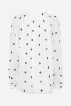Online Bruuns Bazaar MarshBBAlini blouse - Snow White