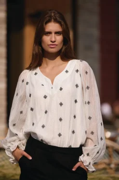 Online Bruuns Bazaar MarshBBAlini blouse - Snow White