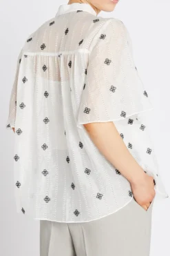 Clearance Bruuns Bazaar MarshBBMatela blouse - Snow White