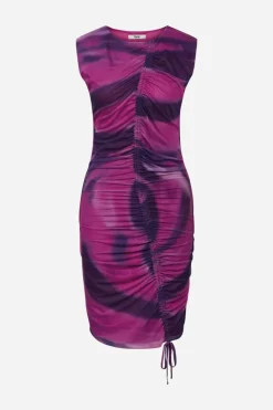 Sale Bruuns Bazaar MelaBZCrinckle jurk - Roze AOP