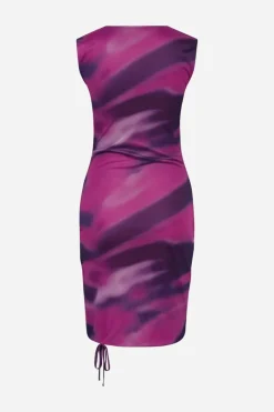 Sale Bruuns Bazaar MelaBZCrinckle jurk - Roze AOP