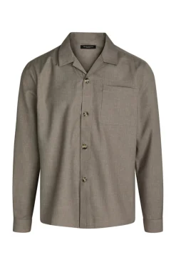 Clearance Bruuns Bazaar MicksBBStone shacket - .Zand