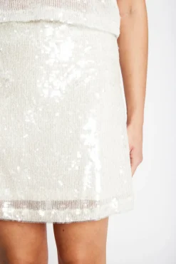 Fashion Bruuns Bazaar MossroseBBJoan skirt - White w Silver