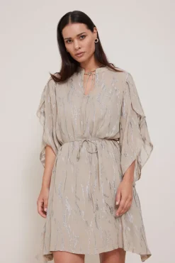Online Bruuns Bazaar OdiaBBParez jurk - Plaza Taupe