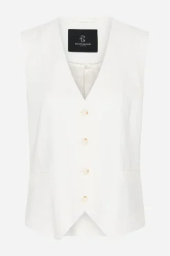 Hot Bruuns Bazaar OxalisBBBielle Waistcoat - Snow White