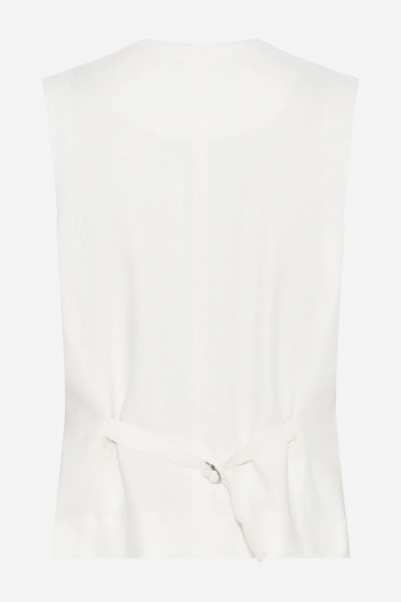 Hot Bruuns Bazaar OxalisBBBielle Waistcoat - Snow White