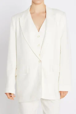 Sale Bruuns Bazaar OxalisBBFreida blazer - Snow White