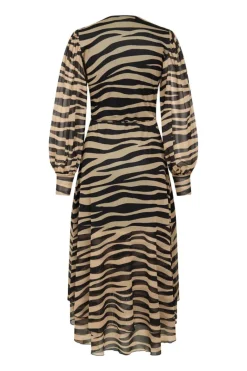 Outlet Bruuns Bazaar PhloxBBNora jurk - Beige/zwart