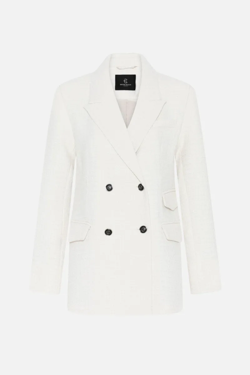 New Bruuns Bazaar PlatanusBBLinday blazer - Snow White