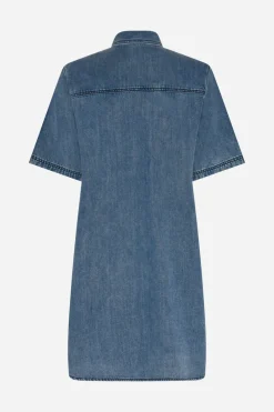 Hot Bruuns Bazaar PlatieBBZigata dress - Blue Denim