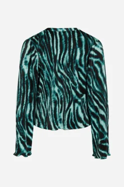 Outlet Bruuns Bazaar PleataBZRella overhemd - Blauwgroen groen