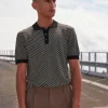 Discount Bruuns Bazaar RiverBBSainter polo knit - Black