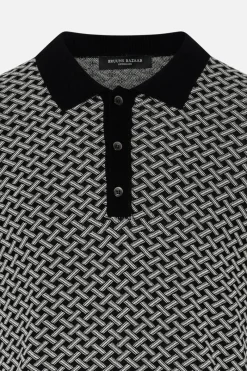 Discount Bruuns Bazaar RiverBBSainter polo knit - Black