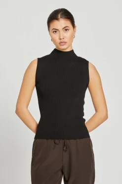 Online Bruuns Bazaar RiversBBAditi gebreide top - Zwart