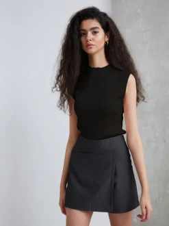 Online Bruuns Bazaar RiversBBAditi gebreide top - Zwart