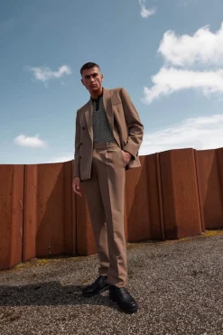 Discount Bruuns Bazaar RubenBBDouble Blazer - Toffee