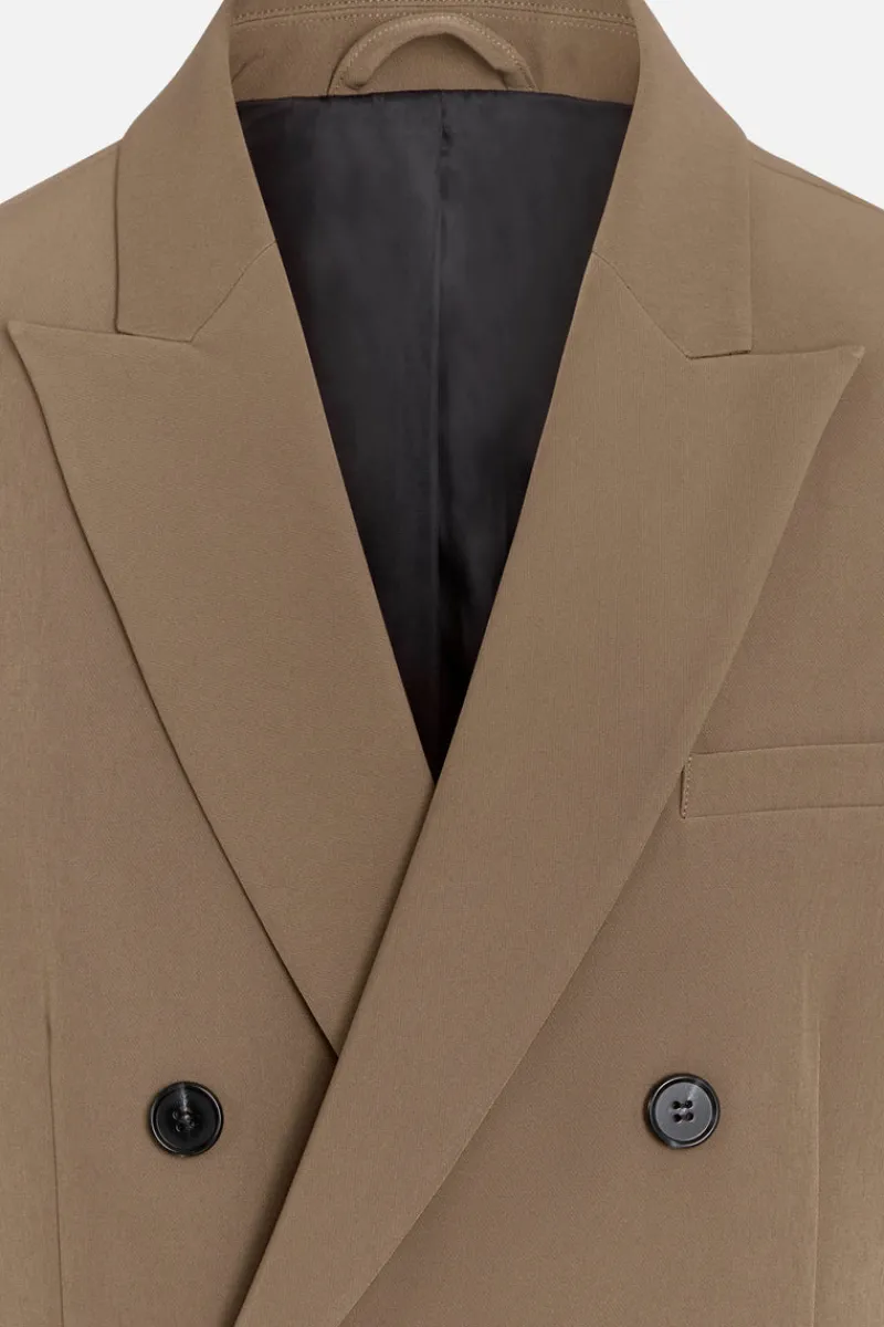Discount Bruuns Bazaar RubenBBDouble Blazer - Toffee